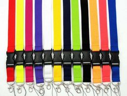 Free shipping, Cell phone lanyard Straps Clothing Sports brand for Keys Chain ID cards Holder Detachable Buckle Lanyards 100pcs
