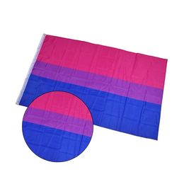 Bisexual Flag 3x5ft 90x150cm Custom Style Printed Flag Banner New Polyester Flying Hanging for Advertising Party Activity