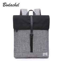 stylish leather laptop backpack