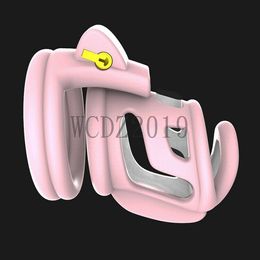 Chastity Devices Male Natural Chastity Lock Medical grade Shackle Bird Cage Mens Cock Belt Device A542