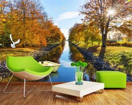 Country Ctyle Wallpaper Beautiful European and American Style Scenery Living Room Bedroom Background Wall Decoration Mural Wallpaper