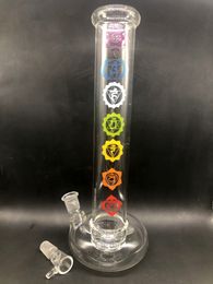 HOT SELLING CHEAP PRICE HAND MADE 14 INCH WITH TURBINE PERC BONG SMOKING ACCESSORY/BONG/CHAKRA WATER PIPE / WAX RIG