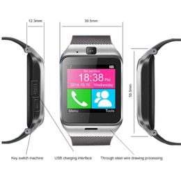 GV18 Smart Watch with Camera Bluetooth WristWatch SIM card Fitness Tracker Smart Bracelet for IOS Android Phone