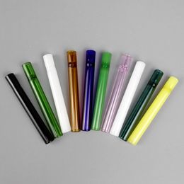 Steamroller Pipe Glass Hand Pipes Bats Tobacco Dry Herb Bat Multiple Colors Wholse Oil Burner Drop Shipping