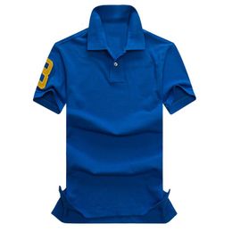 Mode-hohe Qualität Sommer Heißer Verkauf Poloshirt USA Amerikanische Flagge Marke Polos Männer Kurzarm Sport Polo 309 # Mann Mantel Drop Kostenloser Versand