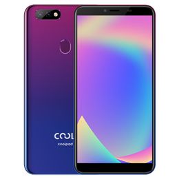 Original Coolpad Cool Play 8 Lite 4G LTE Cell Phone 3GB RAM 32GB ROM MT6739 Quad Core 6.0 inch Full Screen 13MP Fingerprint ID Mobile Phone