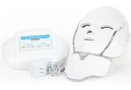 hot sale LED Photon Light Photodynamic PDT Skin Rejuvenation Facial Neck Mask Anti Aging Acne Beauty Face Mask Home Use