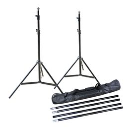 Freeshipping 2 * 3m / 6.5 * 10ft Adjustable Aluminum Photo Background Support Stand Photography Backdrop Crossbar Kit TB-20