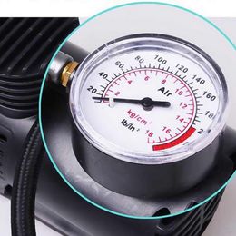 Portable Mini Cars Auto 12V Electric Air Compressor Tyre Inflator Pumps 300PSI Automobile Emergency Air Pump for Ball Bicycle Mini1864