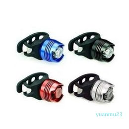 Wholesale-Aluminum Alloy Bicycle Rear Light Waterproof Helmet Light Tail Warning Mountain Bike Taillight