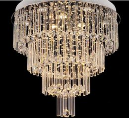 luxury LED crystal ceiling chandeliers modern creative led chandelier light pendent lamps for living room villa hotel home hall MYY