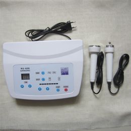 Ultrasonic Two Probes 1Mhz Skin Rejuvenation Skin Firming Lifting Facial Body Skin Massager Beauty Machine