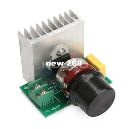 Freeshipping 5 PCS/LOT AC220V 3800W SCR Voltage Regulator Adjustable Controller for water heater/lighting/motor/electric iron etc