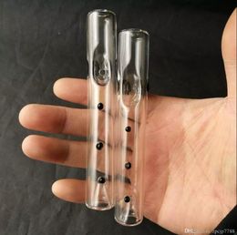 Transparent wave point nozzle bongs accessories , Unique Oil Burner Glass Bongs Pipes Water Pipes Glass Pipe Oil Rigs Smoking with Dropper