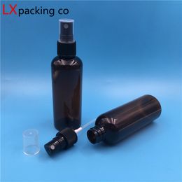 100 pcs 5 10 100 ml Bright Brown Plastic Perfume Spray Empty Bottles Portable Lotion Small Watering Can Container