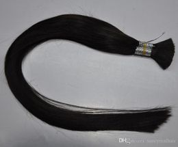 Hot Promotion bulk hair for Braiding 1kgs 200gram per bundle 40inch Straight Wave double drawn Top Quality Brazilian Hair