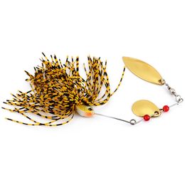 PCS Spinner Fishing Lure Bass Crank Bait Tackle Hook