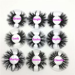25 mm Long 3D Mink Eyelashes Private Label Mink Eyelash Extensions Dramatic Thick Mink Lashes Cruelty free Fluffy Natural False Lashes holike