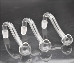 glass oil burner pipe thick glass tube pyrex oil burner pipe 10mm 14mm 18mm male female joint for smoking pipe glass bongs