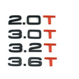 Insignia de cromo negro con letras TDI para la tapa del maletero emblema insignia S3 S4 R8 RSQ5 Q5 SQ5 Q3 Q7 Q8 negro mate