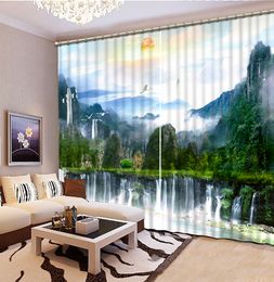 Customise window curtains kitchen bedroom bathroom living room Children's room blackout 3d stereoscopic curtain