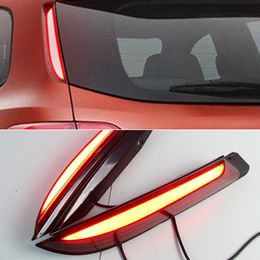 2PCS LED Rear Fog Lamp For Ford Everest 2016 2017 2018 2019 Car LED Bumper Light Brake Light Reflector Rear Lamp