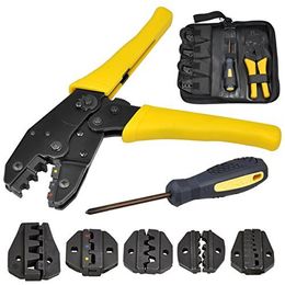 Freeshipping Electrical Terminal Ratchet Crimping Crimper Auto Electrician Tool