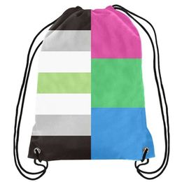 LGBT Pride Community Drawstring Backpack Pride Gay Pink LGBT Bag Sports Gift Customize 35x45cm Polyester Digital Printing for Women Kids Tra
