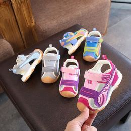 New Fashion Baotou baby Sandals Summer Casual Kids Beach Shoes Boys Girls Sandals Comfortable Soft Bottom Baby Sandal