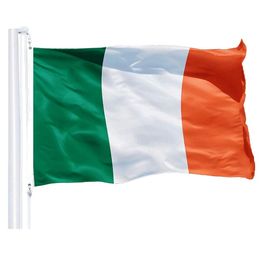 Ireland Flag 90x150cm Polyester 0.9x1.5m Irish Green White Orange National Country Custom Made