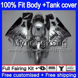 Injection OEM For KAWASAKI ZX 1200 12R 1200CC ZX-12R 2000 2001 2Silver&flames 22MY.26 ZX 12 R ZX1200 C 00 01 ZX12R 00 01 100%Fit Fairing
