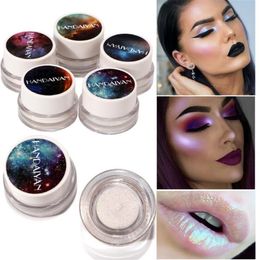 Polarised high gloss paste Highlighters 5 Colours aurora rainbow eyeshadow Colourful chameleon Highlighter shimmer powder long-lasting free ship 120