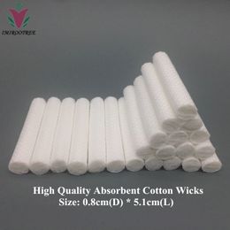 Free Shipping 100PCS/lot High Quality Cotton Wicks, Essential Oil Cotton Wicks for Plastic Blank Nasal Inhalers