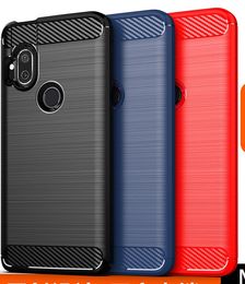 1.5MM Carbon Fibre Texture Slim Armour Brushed TPU CASE COVER FOR MOTOROLA MOTO One Hyper G8 PLUS G8 Power G8 PLAY One Macro .280PCS/LOT