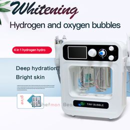 4 in 1 Microdermabrasion Hydro Dermabrasion tightening Aqua Peeling Hydrogen Beauty Facial Deep Cleaning and Skin Care Machine