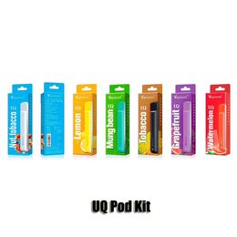 flavor pens NZ - 100% Original Vapesoul UQ Disposable Pods Kit 380mAh Battery 1.0ml Cartridges Tank Portable Vape Pen 6 Flavors Authentic
