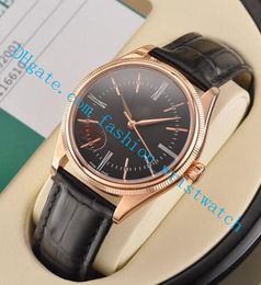 Luxury Watch Automatic Movement 40mm Hora Dual Blanco Negro Oro Reloj Hombres Dial 50509 316L Mens Watches Sapphire Mirror Fashion