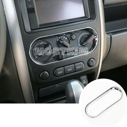 ABS Chrome Console Air Condition Button Frame Cover For Suzuki Jimny 2007-2017