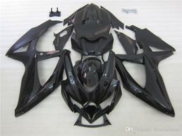 Motorcycle OEM fairing kit for SUZUKI GSXR600 GSXR750 2008 2009 2010 black fairings GSXR 600 750 08 09 10 Injection Moulding QA25