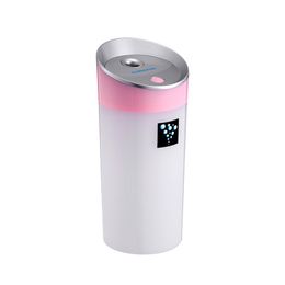 Umidificatore da 300 ml USB Purificatore d'aria Deodorante LED Aromaterapia Diffusore Mist Maker per la casa Auto Mini umidificatori per auto Regalo Humidificador De Aire