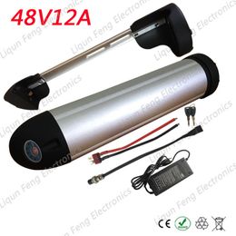 48V Water bottle E-Bike Battery 48V 12AH Electric bike 48V Lithium Battery With Charger BMS Electric Bike Rechargeable Battery