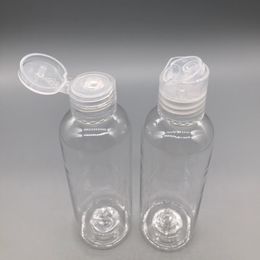 Flip Cap or Press Cap 100ml Hand Sanitizer Gel Bottle Transparent E Lliquid Bottle 100 ml Squeeze Packing Bottle For Hand Soap