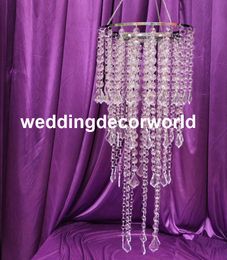 Fashion Modern acrylic Crystal Chandelier wedding chanderlier pendant for event decor decor489