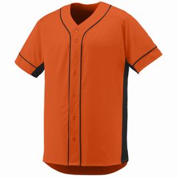 55645 Custom Baseball Blank jersey Button Down Pullover Men Women size S-3XL