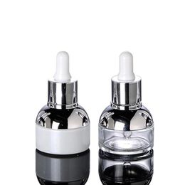 30ml Glass Cosmetic Essential Oil Bottle, DIY Empty Glass Liquid Dropper Package, Cosmetic Containers Fast Shipping F3382