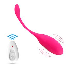 LEVETT Vibrating Egg Remote Control Vibrator Sex Toys for Women Vaginal Tight Exercise Kegel Balls G-spot Massage USB Recharge Y191216