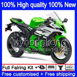 Injection OEM For KAWASAKI ZX-10R 1000CC 2016 2017 2018 335MY.48 ZX1000 ZX 10 R ZX 1000 ZX 10R ZX10R 16 17 18 100% Factory green Fit Fairing