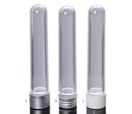 25ml transparent mask test PET tube with aluminum cap,clear plastic cosmetic tube with pressure sensitive SN127