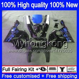 Body For KAWASAKI ZX 636 600CC ZX-636 1994 1995 1996 1997 213MY.47 ZX636 ZX-6R ZX600 ZX 6 R 6R ZX6R 94 95 96 97 Black blue Fairings