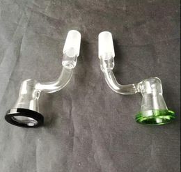 B-bit adapter glass bongs accessories , Glass Smoking Pipes colorful mini multi-colors Hand Pipes Best Spoon glas